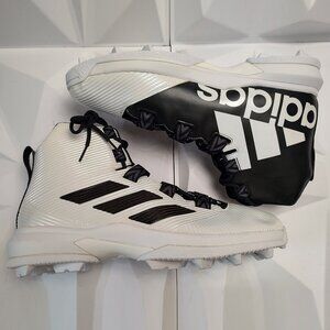 Adidas Mens Football Cleat 17 White Black Shoe Gridlock Linemen High Sport